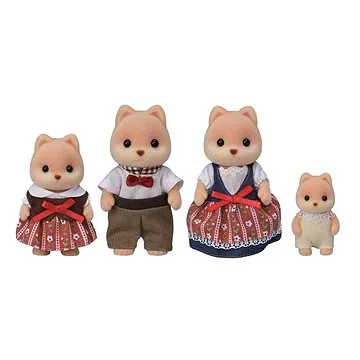Sylvanian families Rodina karamelových psů (5054131054598)