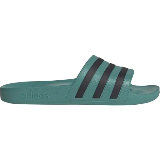 adidas ADILETTE AQUA Unisex pantofle, tmavě zelená, velikost 40.5