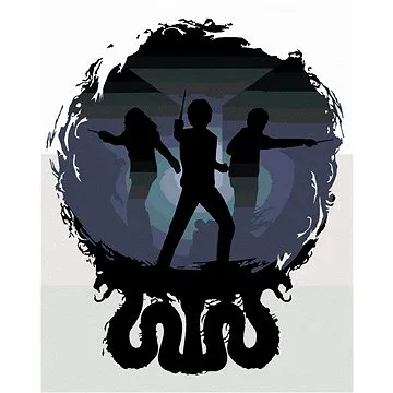 Zuty - Harry potter, hermiona a ron v temnotách, 40×50 cm (HRAwlmal161nad)