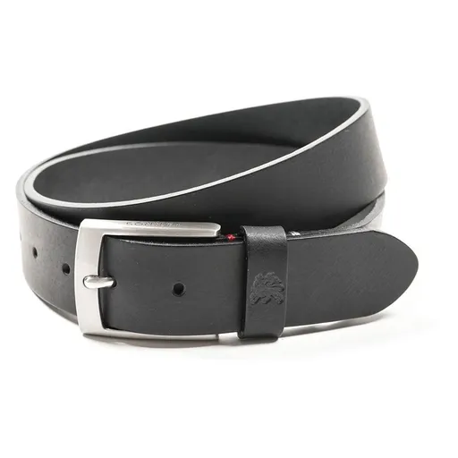 Černá kožený pánský opasek Lerros Bud