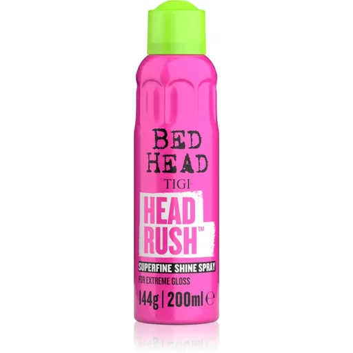 TIGI Head Rush Super Shine Spray sprej na vlasy pro lesk 200 ml