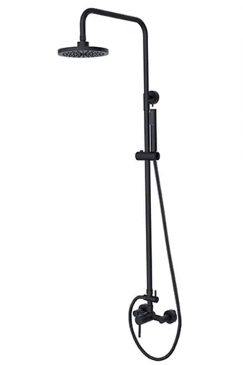 BESCO Nástěnný sprchový set DECCO/ILLUSION černá BABPDINCZ