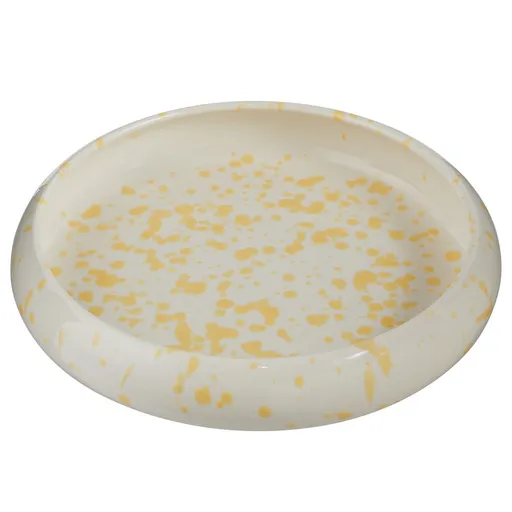 BOOGY SPLASH Talíř na těstoviny - žlutá