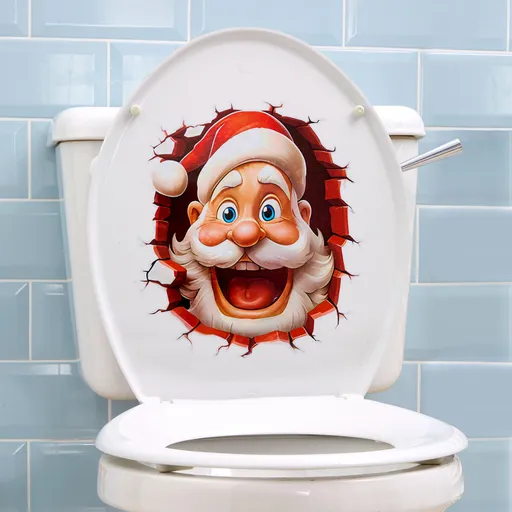 3D samolepka  Santa Claus