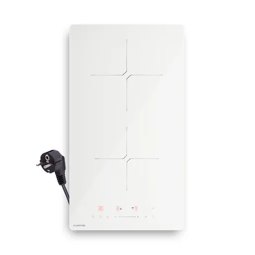Klarstein PowerGlide indukční varná deska | Moderní, kompaktní a výkonná | 2 varné zóny | 3500 W | 30 cm