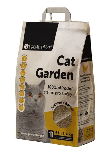 Proactivet Cat Garden 100% přírodní stelivo Ječmen 6 l 2,4 kg