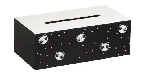Box na papírové kapesníčky Panda -25*13*8,5cm J-Line by Jolipa