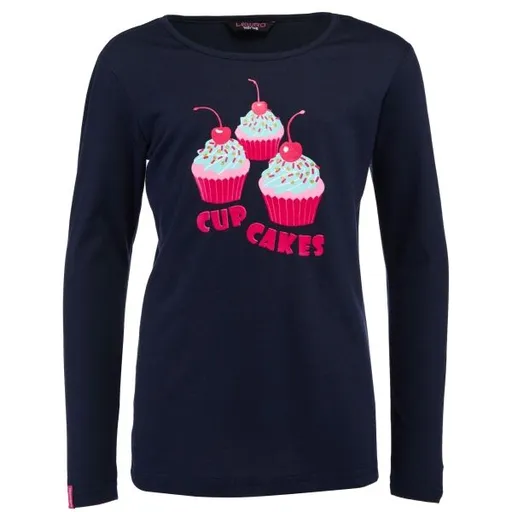 Lewro POPPY Dívčí triko, tmavě modrá, velikost 116-122