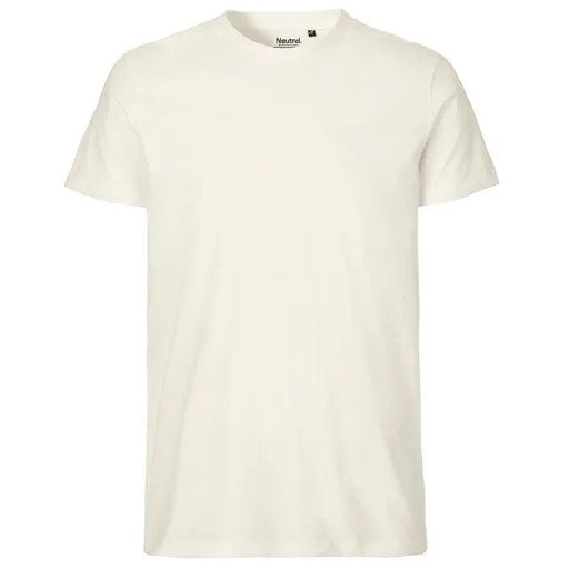 Neutral Pánské tričko Fit z organické Fairtrade bavlny - Natural | S