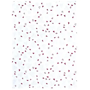 SCANquilt utěrka na nádobí DEKORO srdíčka (35293)