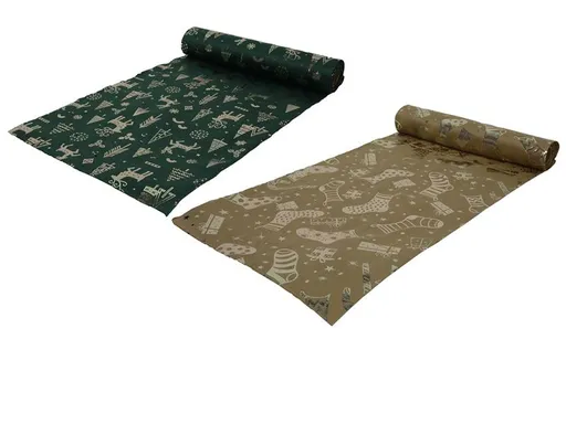 HIT Vánoční látkový běhoun 275x28cm MIX barev