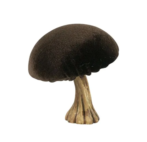 Hnědo-zlatá antik kovová dekorace anděl Aniel Brocante - 17*15*54 cm Clayre & Eef