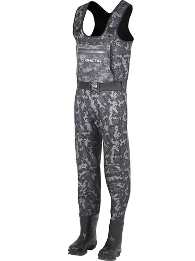 Kinetic neoprenové prsačky neorush bootfoot felt grey camo - eu 40-41 (uk 6,5-7)