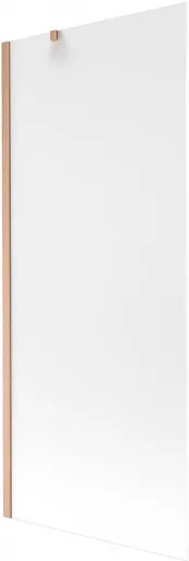 MEXEN/S Next vanová zástěna FIX 80 x 150, dekor, měď kartáčovaná 895-080-000-00-30-65