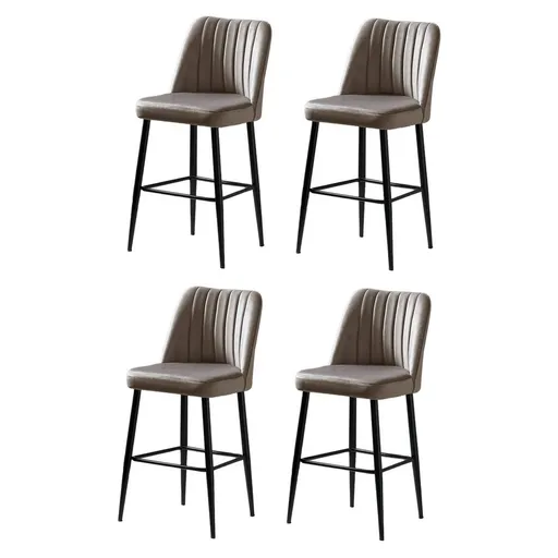 Sada barových židlí Vento Cappuccino and Black, 4 ks, 4 ks