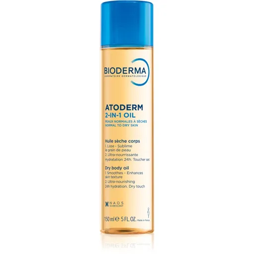 Bioderma Atoderm 2-in-1 Oil intenzivně vyživující olej pro suchou pokožku 150 ml