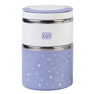 Saro Baby nerezová termoska na jídlo 820 ml Blue (SB523610)