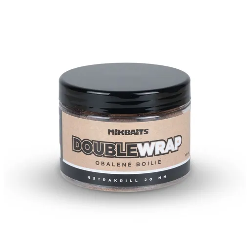 Mikbaits Boilie ManiaQ Double Wrap NutraKRILL 500ml - 20mm,Mikbaits Boilie ManiaQ Double Wrap NutraKRILL 500ml - 20mm