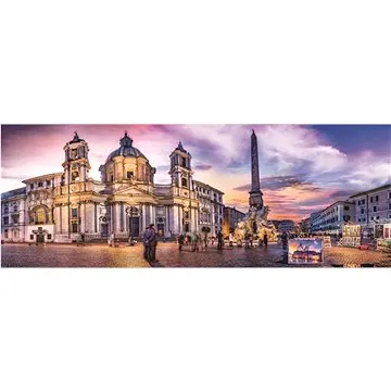 Trefl Panoramatické puzzle Piazza Navona, Řím 500 dílků (5900511295016)