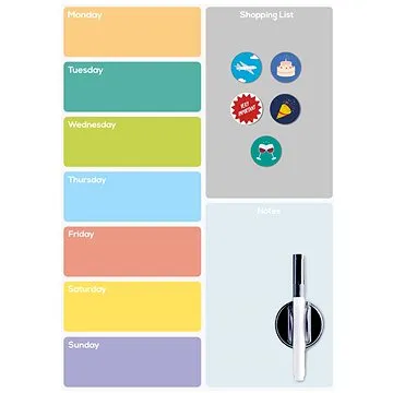 Balvi Magnetická popisovatelná tabule na lednici Week Planner 27143 (27143)