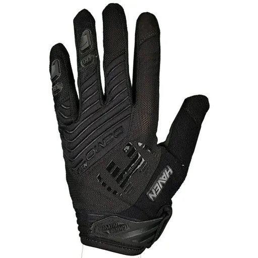 HAVEN DEMO LONG KID Dětské rukavice na kolo, černá, velikost