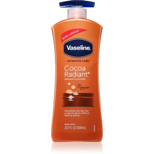 Vaseline Cocoa Radiant Body Lotion tělové mléko pro suchou pokožku 600 ml