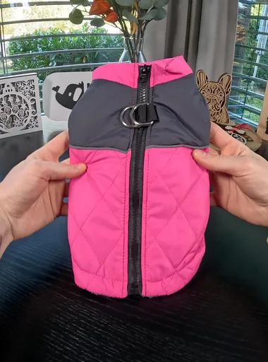 Vsepropejska Terenc obleček pro psa na zip Barva: Růžová, Délka zad (cm): 45, Obvod hrudníku: 61 - 71 cm