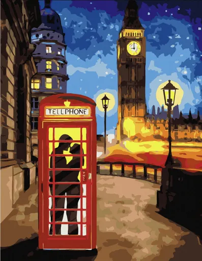 Malování podle čísel – 670 Romantika v Londýně