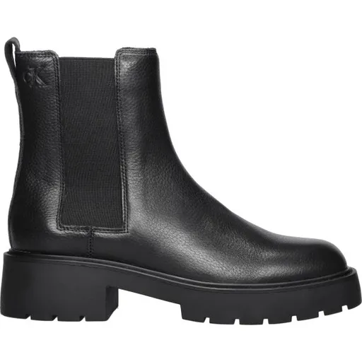 Calvin Klein CHUNKY CHELSEA BOOT LTH Dámské kotníkové boty, černá, velikost