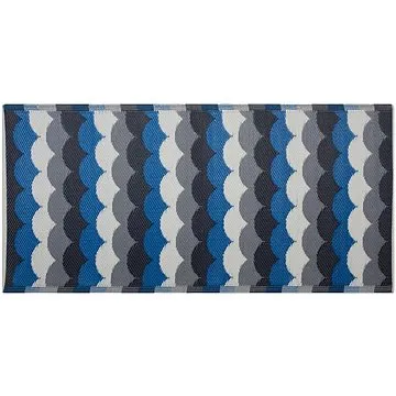 Venkovní koberec šedo-modrý 90x180 cm BELLARY, 122769 (beliani_122769)