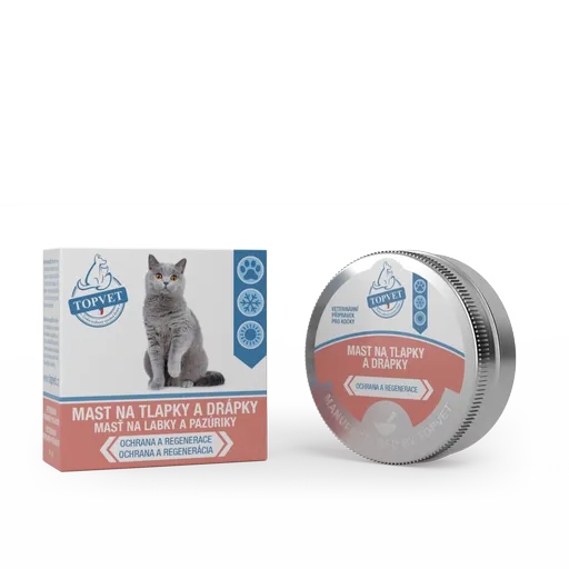 Mast na tlapky a drápky pro kočky 30 ml - Green idea