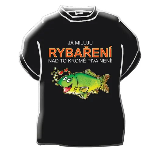 Originální tričko Já miluju rybaření vel. XL