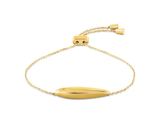 Calvin Klein Elegantní pozlacený náramek Sculpted 35000824