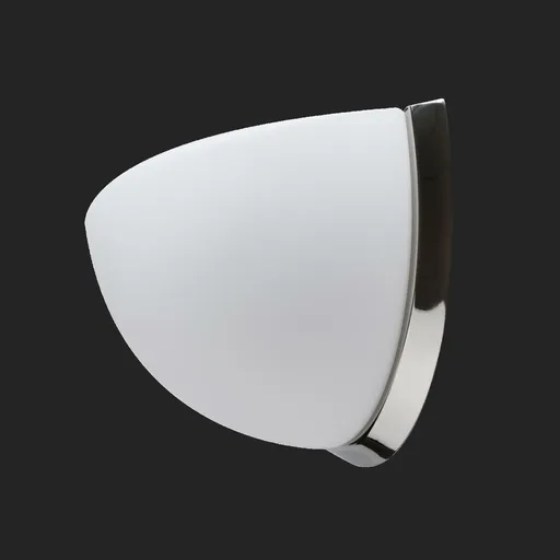 OSMONT NEL59962 NELA DL3 nástěnné skleněné svítidlo nerez leštěná / bílá IP43 4000 K 15W LED HF