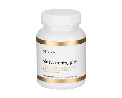 Venira Péče o vlasy, nehty a pleť, 40 denní kůra 80 kapslí