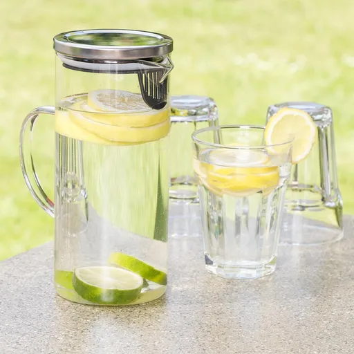 Haushalt international Džbán na vodu s víčkem, 1,3 l