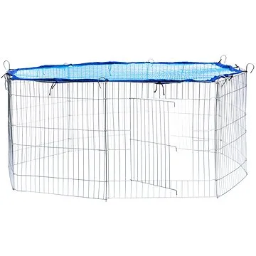 Tectake Ohrádka s bezpečnostní sítí O145cm, modrá (402393)