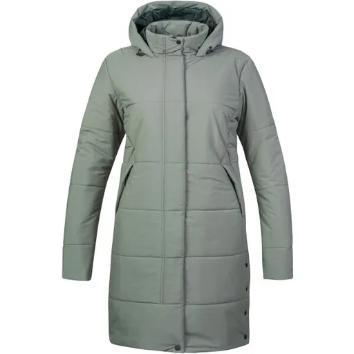 Hannah NONA Dámský zimní kabát, světle zelená, velikost