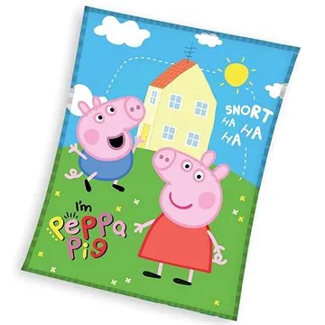 CARBOTEX dětská deka prasátko Peppa já jsem Pepina 150×200 cm (5904302533035)