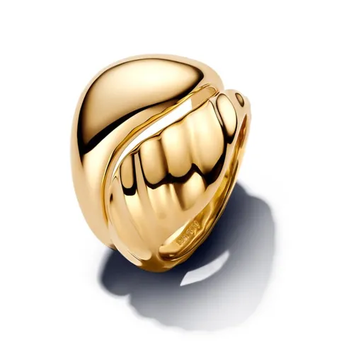 Pandora Set pozlacených prstenů Shine Essence 163832C00 56 mm