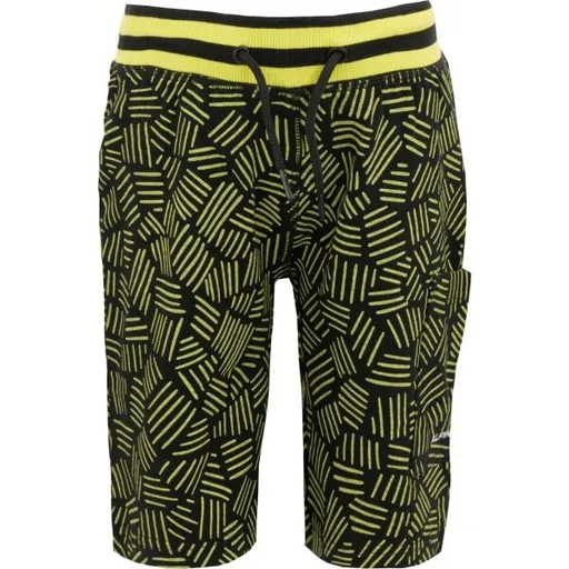 ALPINE PRO RESGO Dětské kraťasy, černá, velikost 116-122