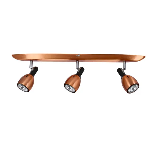 Nástěnná lampa 3X50W GU10 měděná CROSS