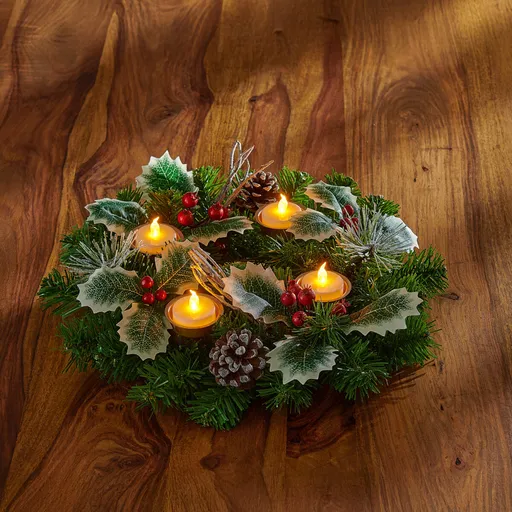 Adventní věnec Cesmína