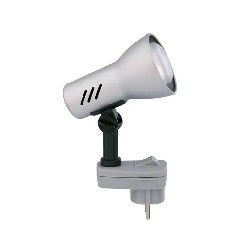 BRILONER Svítidlo do zásuvky SCHUKO 10,5 cm 1x E14 25W titan BRI 2763-014P