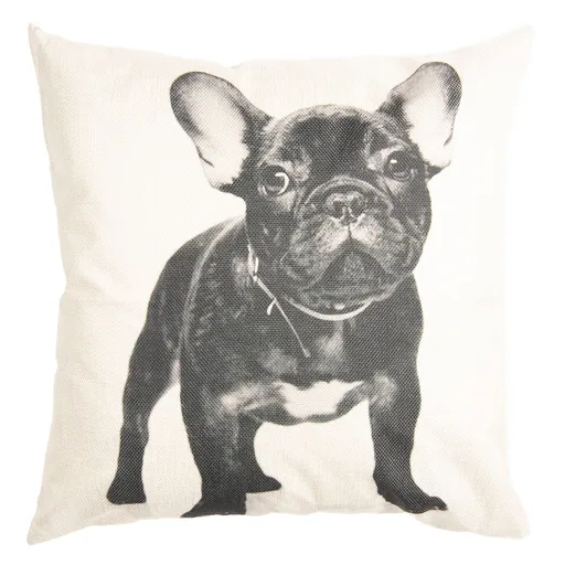 Povlak na polštář pes I - 43*43 cm Clayre & Eef