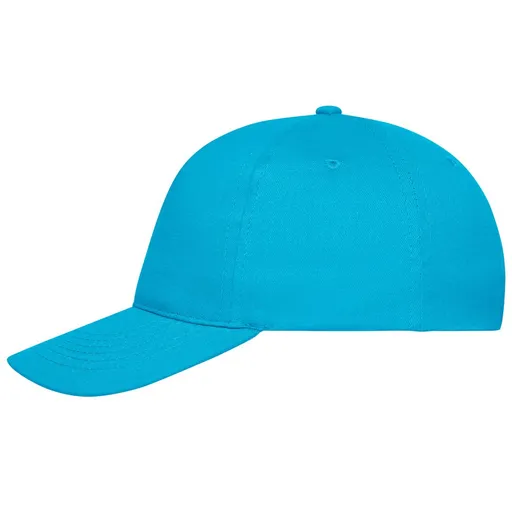 Myrtle Beach (Daiber) 5 panelová kšiltovka z bio bavlny MB6237 - Tyrkysová