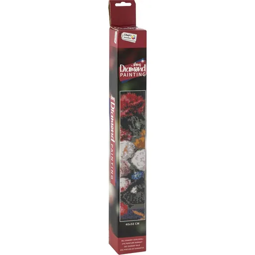 Diamantové malování květiny 40x50cm