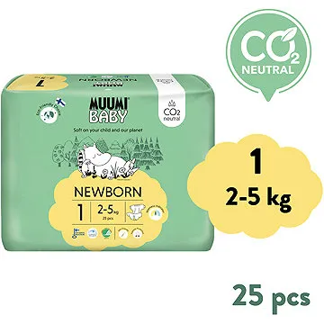 MUUMI BABY Newborn vel. 1 (25 ks) (6414100587059)