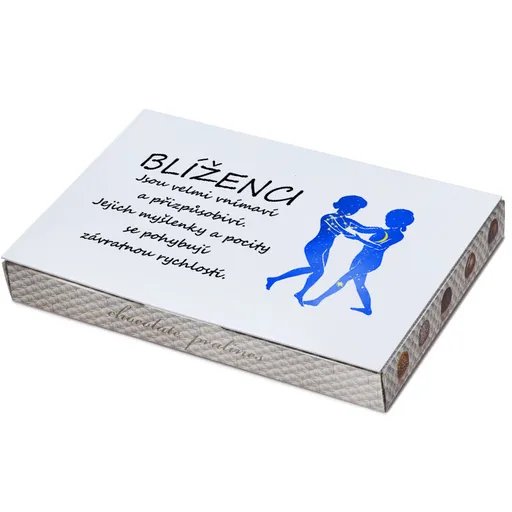 Bonboniéra Blíženci (22.5. - 21.6.) - modrá