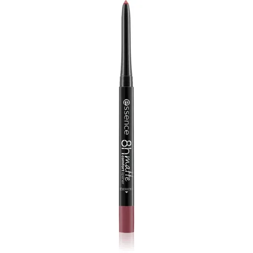 essence 8h Matte Comfort matná tužka na rty s ořezávátkem odstín 19 Burgundy Bestie 0.3 g